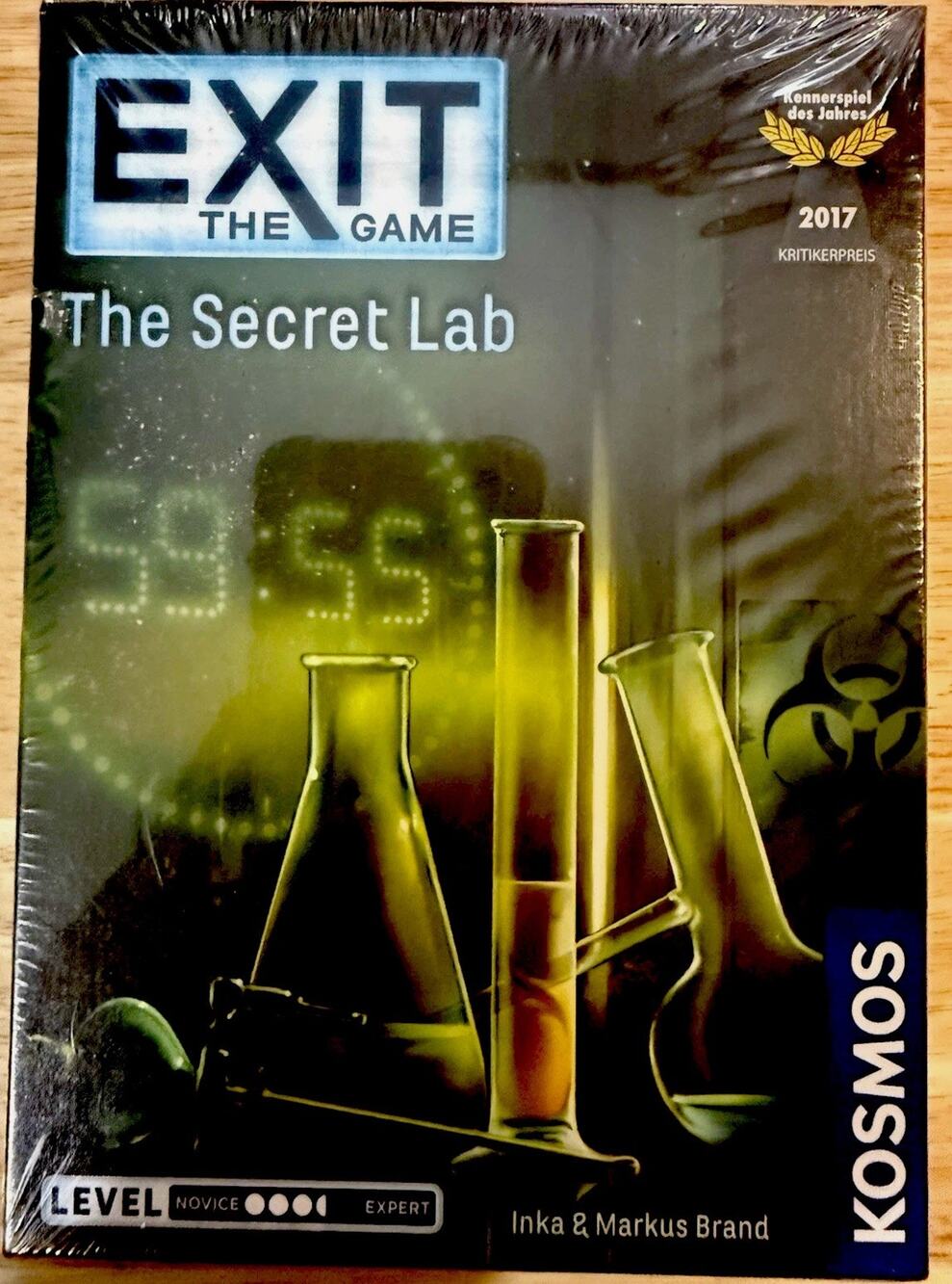 EXIT The Game The Secret Lab NEW Sealed Kosmos Escape Room Board Game